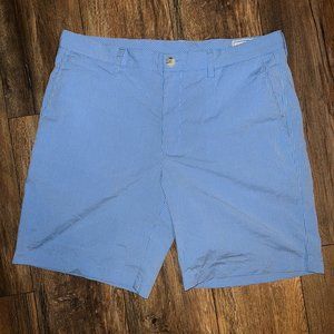 Mens Southern Tide Skip Jack Blue / Blue Striped Seersucker Shorts Size 36, 9"